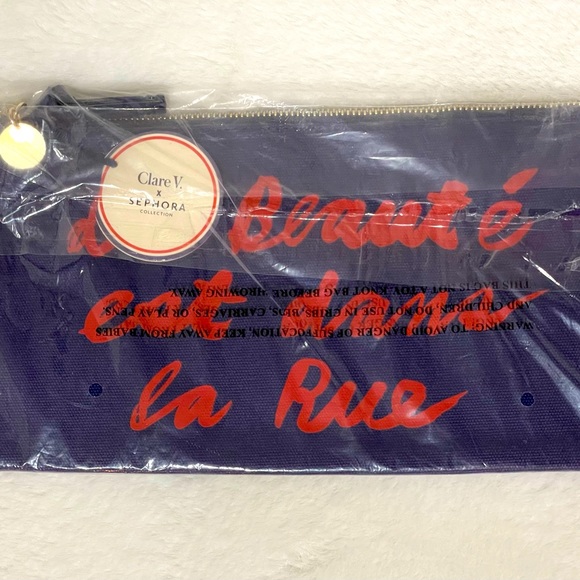 CLAIRE V. For Sephora Collection: AGNES CLUTCH💄NWT - Picture 7 of 8